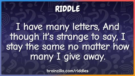 strange 7 letters.